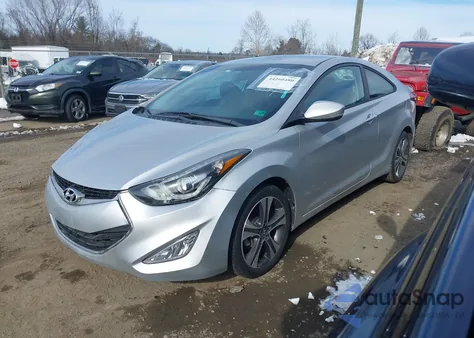 2014 Hyundai Elantra z USA, uszkodzony, nr VIN KMHDH6AH4EU027229